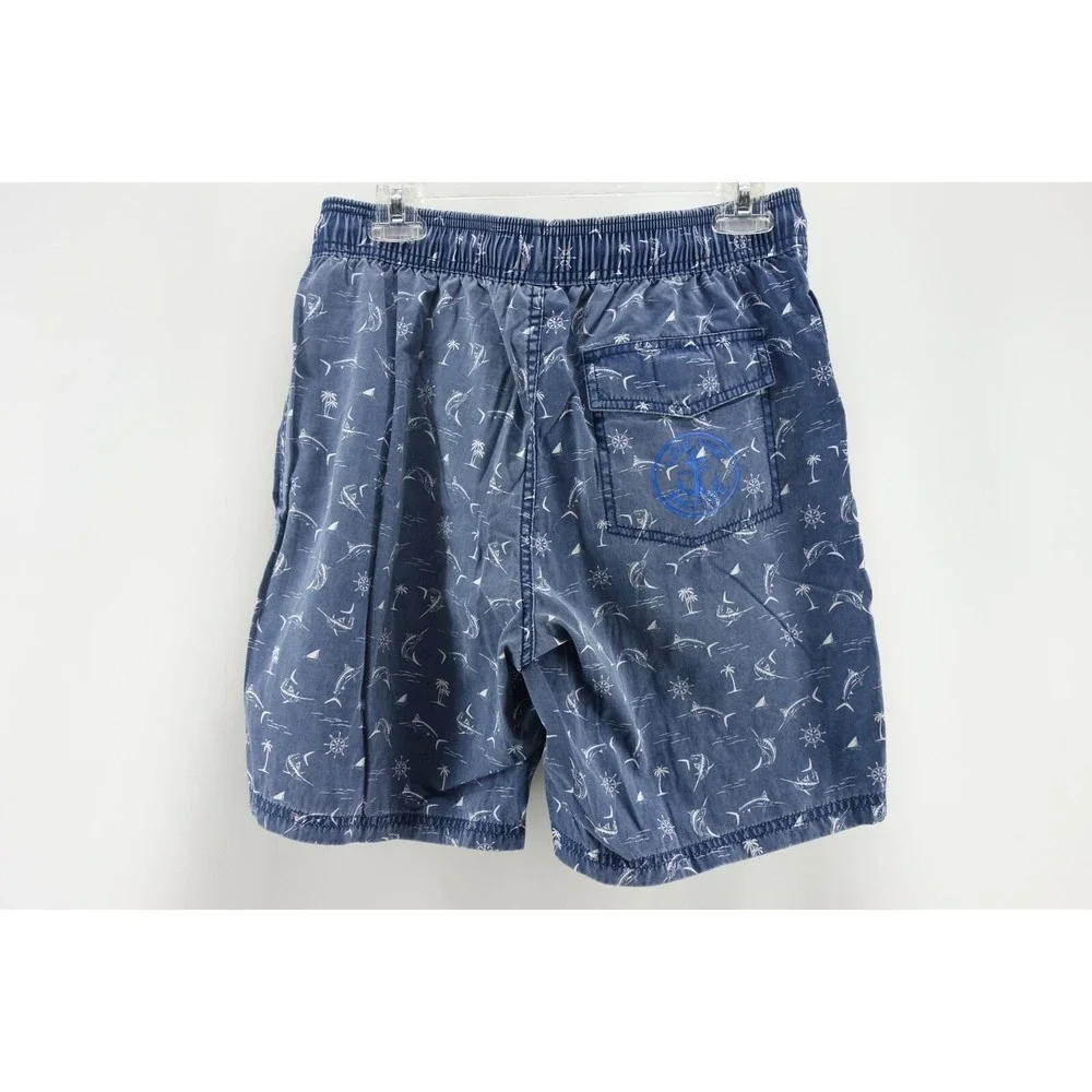 Salt Life AquaTrunks Men's SLX-QD Vapor Stretch‎ Board Swim Shorts size Med FISH